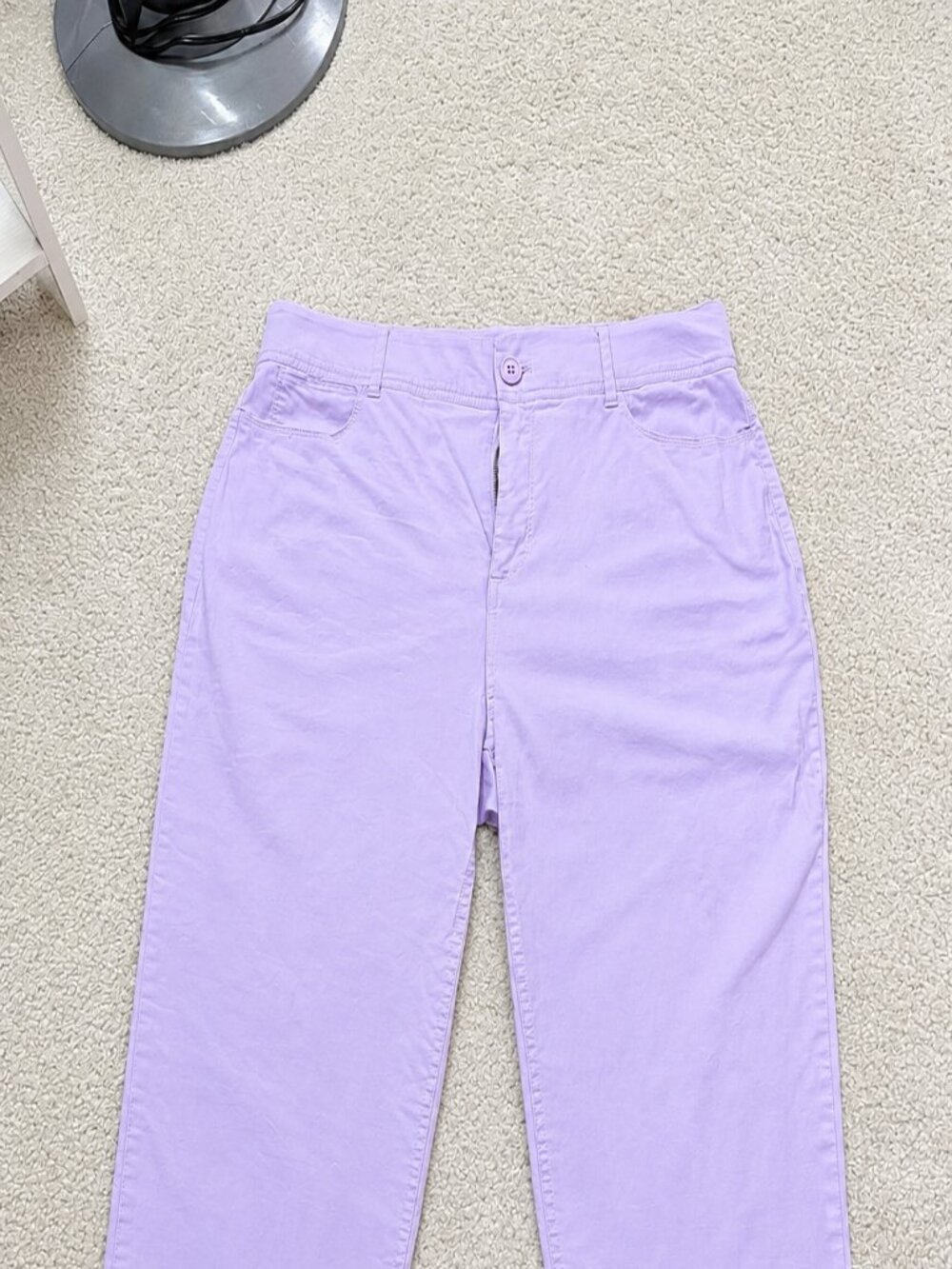 Christopher & Banks Lavender Stretch Straight Leg Pants | Women's Size 10